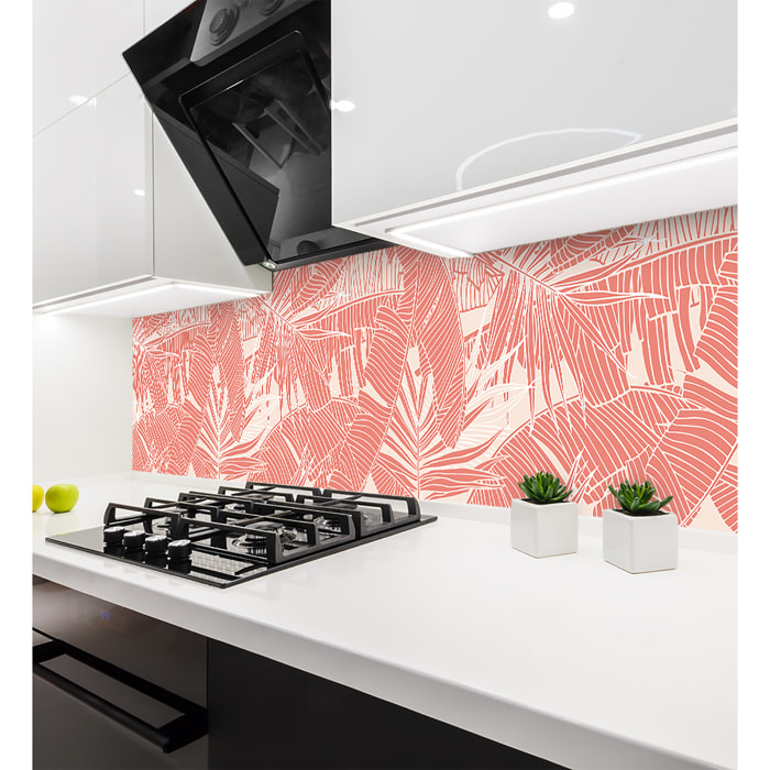 Stickers adhesivos de CERAMIKO - Hojas coral 80x210
