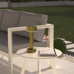 Lampe USB d'extérieur led "Halto" doré H21,5cm