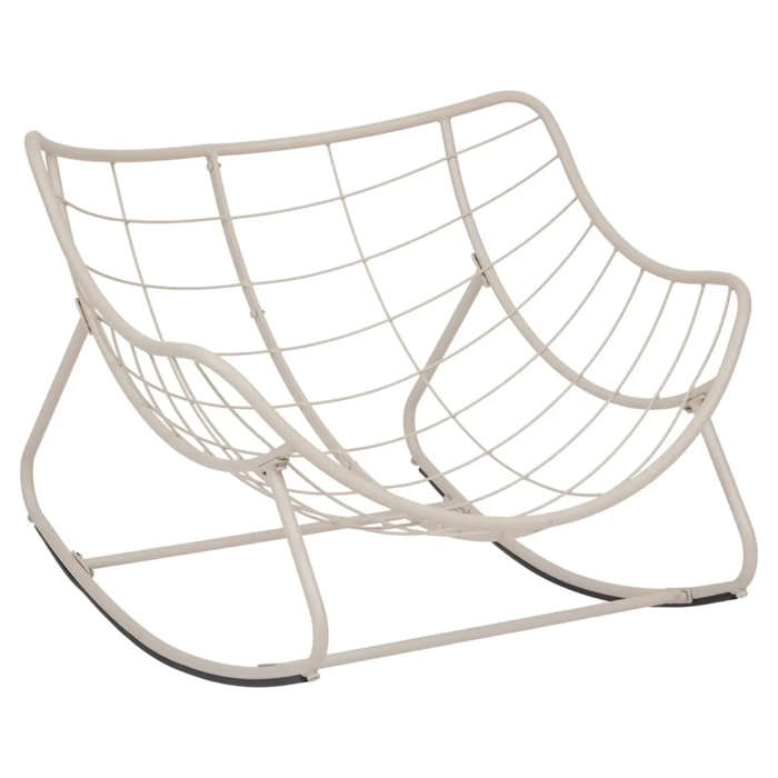 Fauteuil à bascule Paopao argile