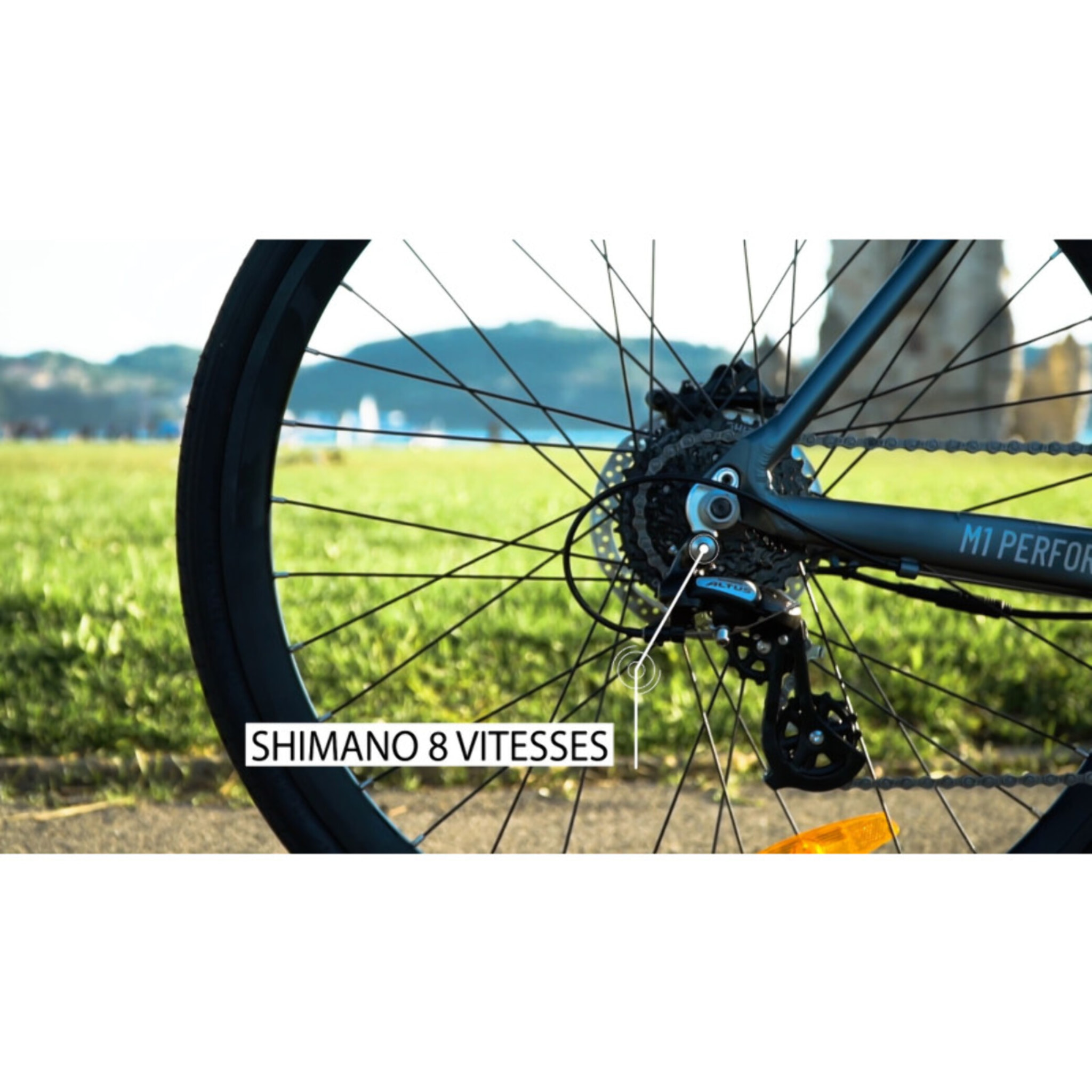 RECONDITIONNE Ebike M1 - Vélo électrique 250W léger, 60 km autonomie, freins hydrauliques