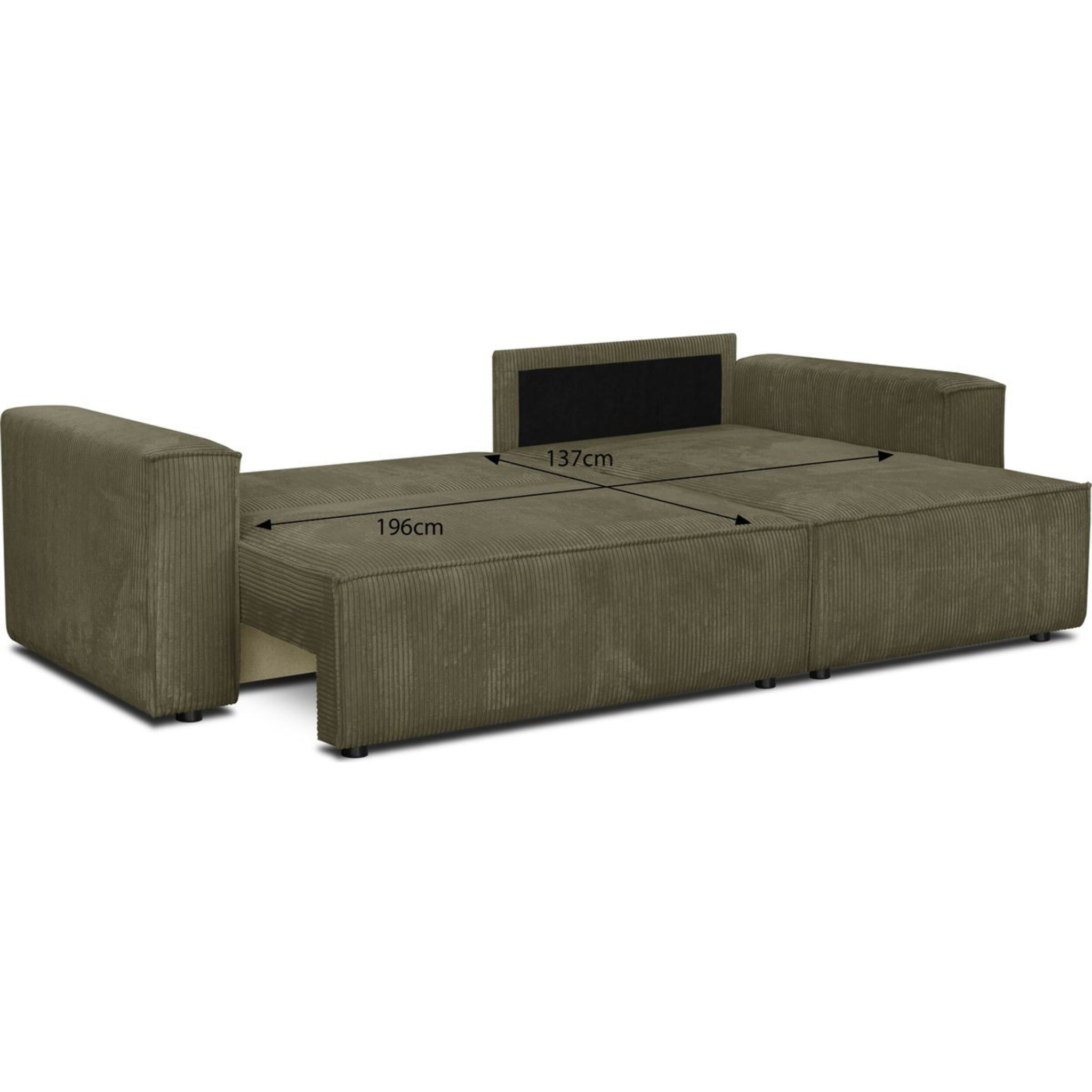 Canapé d'angle convertible 4 places - LIVIA