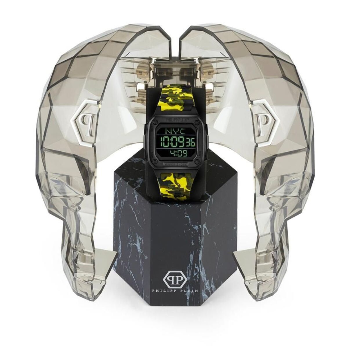 Reloj Philipp Plein PWHAA1722 Hombre Digital Cuarzo con Correa de Silicona