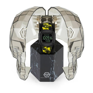 Reloj Philipp Plein PWHAA1722 Hombre Digital Cuarzo con Correa de Silicona