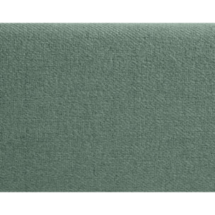 Monet - lit - 160x200 - sommier inclus - en tissu - Vert sauge