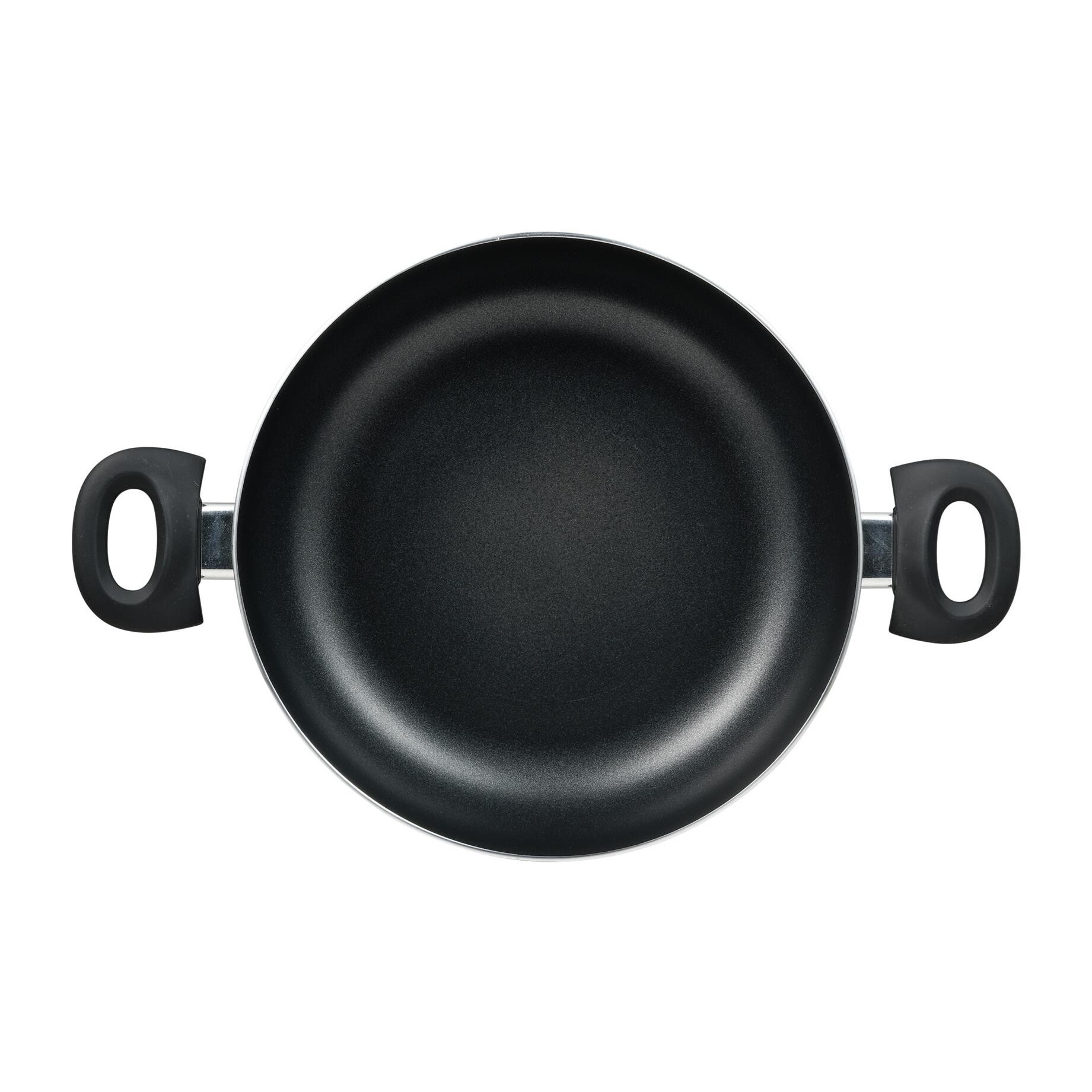 Cacerola baja con tapa ø28x8 cm en aluminio prensado, antiadherente, ideal para cocina diaria expert san ignacio