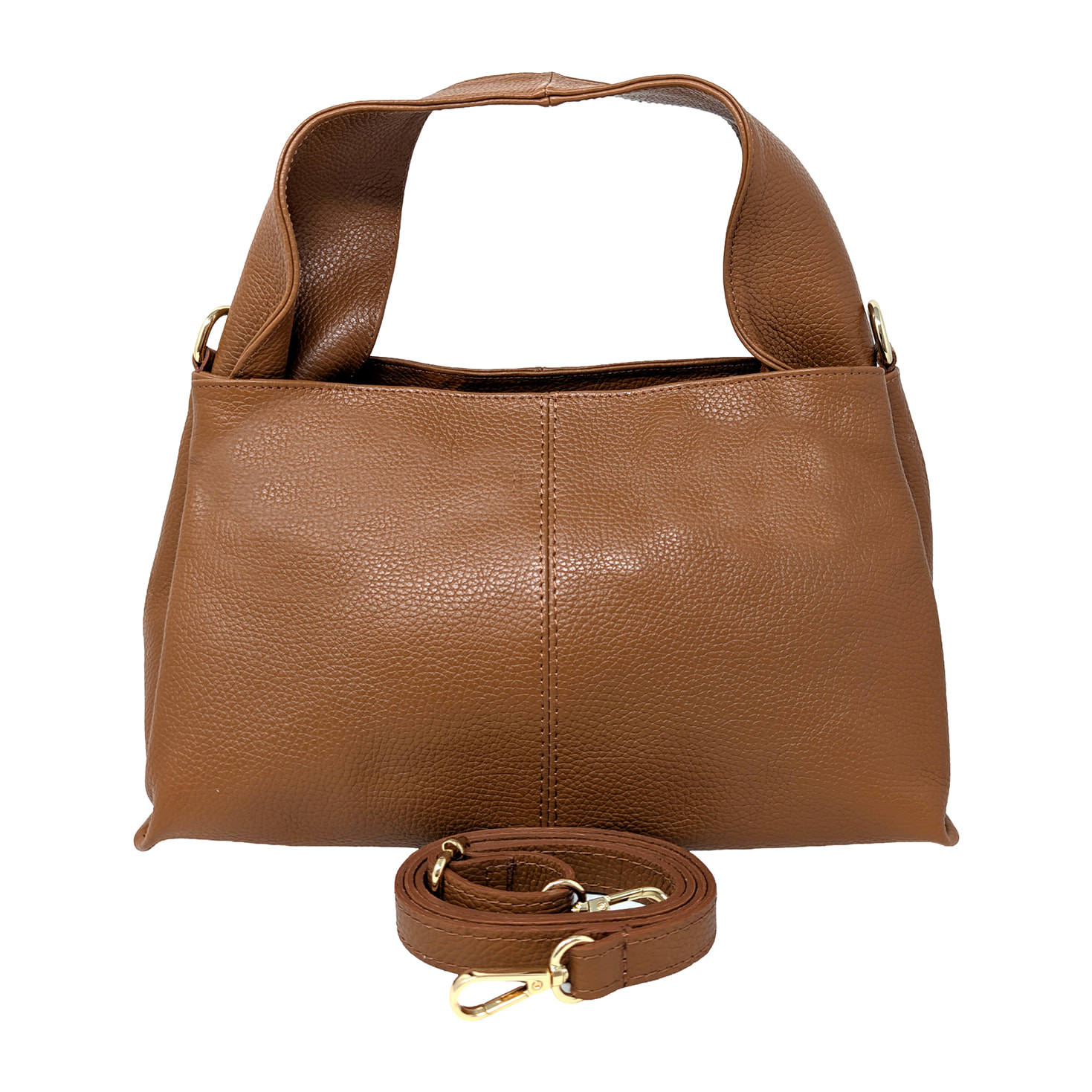Borsa a Mano in Vera Pelle Dollaro Made in Italy