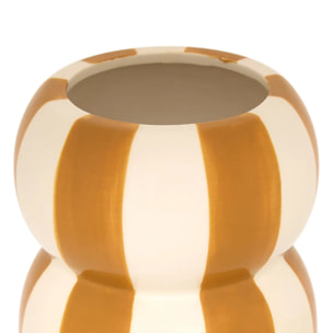 Vase Neya H.21cm rayé vert