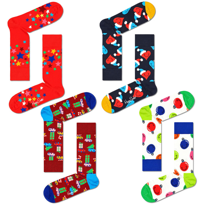 Calcetines 4-pack holiday vibes gift set
