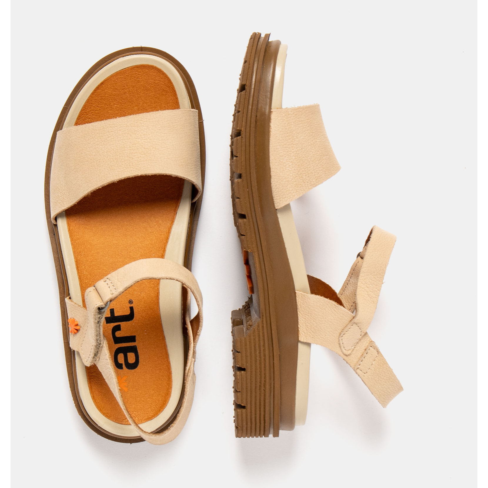 Sandalias 1548 NOBUCK CREAM-CARAMELO/ BIRMINGHAM color Cream-caramelo