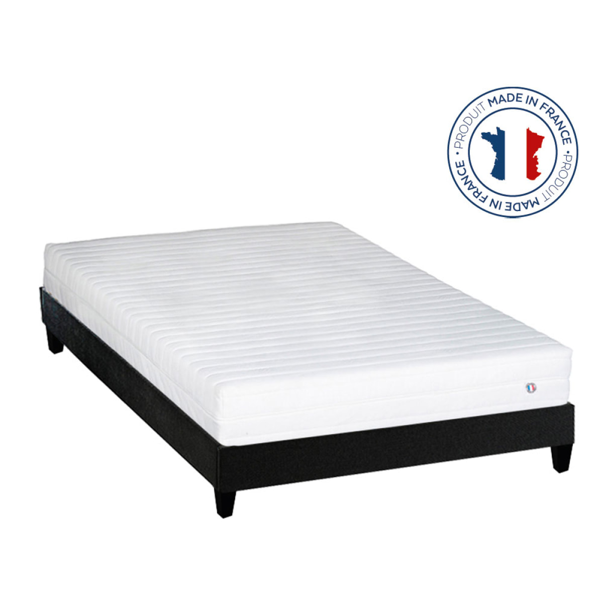 Ensemble Matelas Egio avec sommier en bois