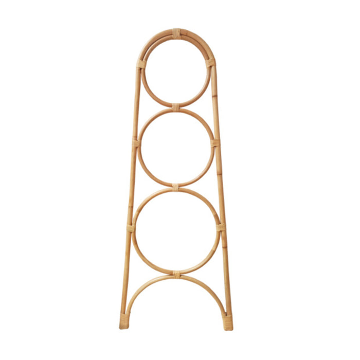 Porte-serviette en rotin de 170 cm à formes - NINON