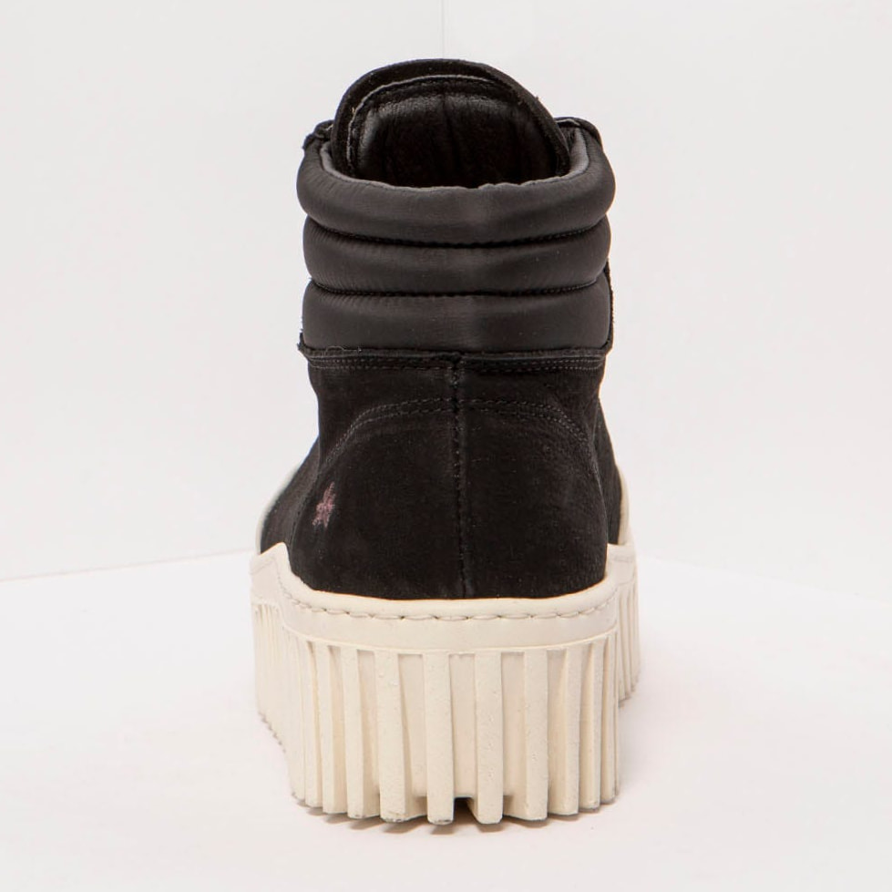 Botines 1532 NOBUCK-W BLACK-CREAM/BRIGHTON color Black-cream