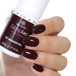 Striplac Peel or Soak - Vernis Semi-permanent - 127 Midnight Red