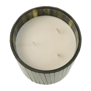 J-Line bougie parfumée Noa - Herbal Serenity - verre - vert - small - 35H