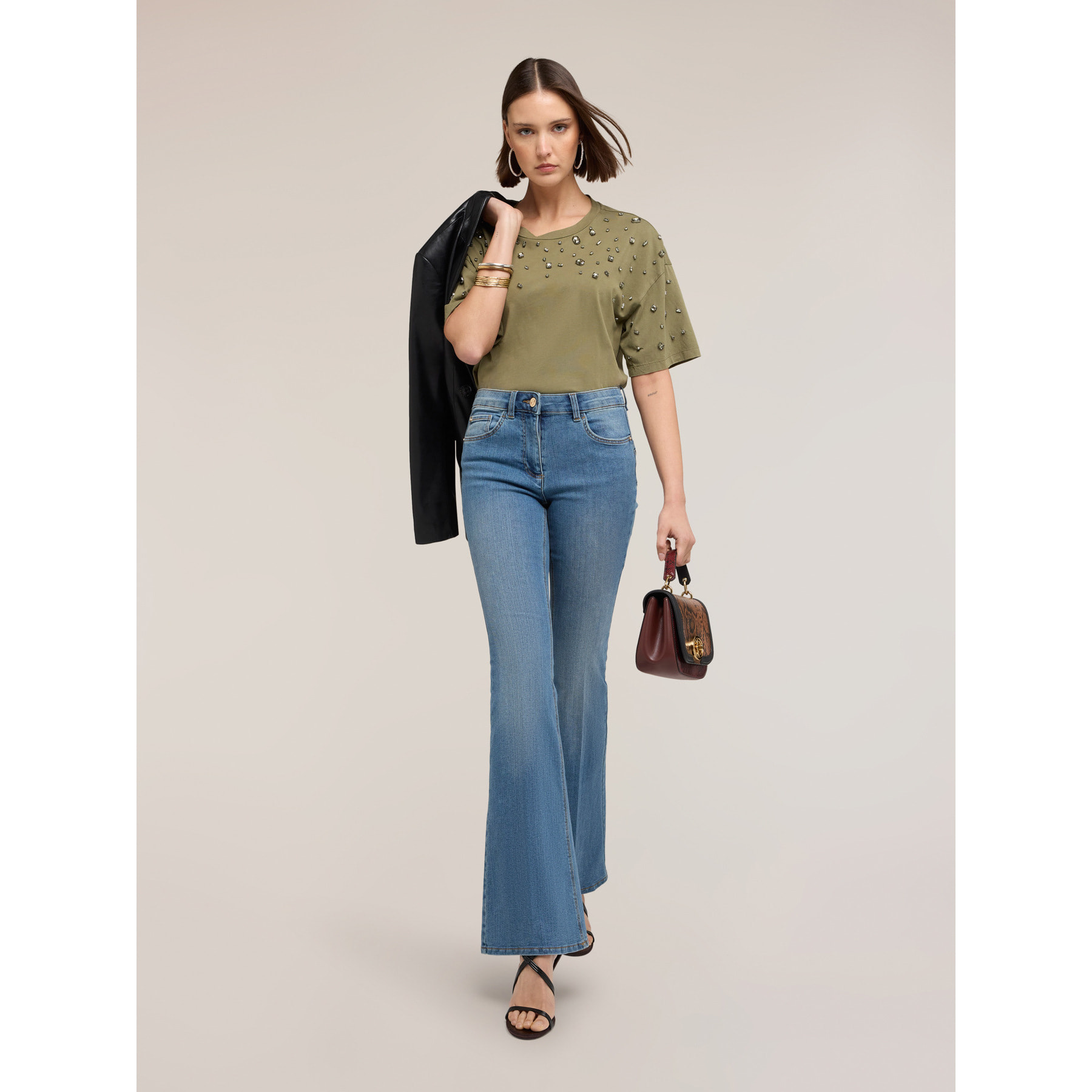 Motivi - Jeans flare light blue - Azzurro