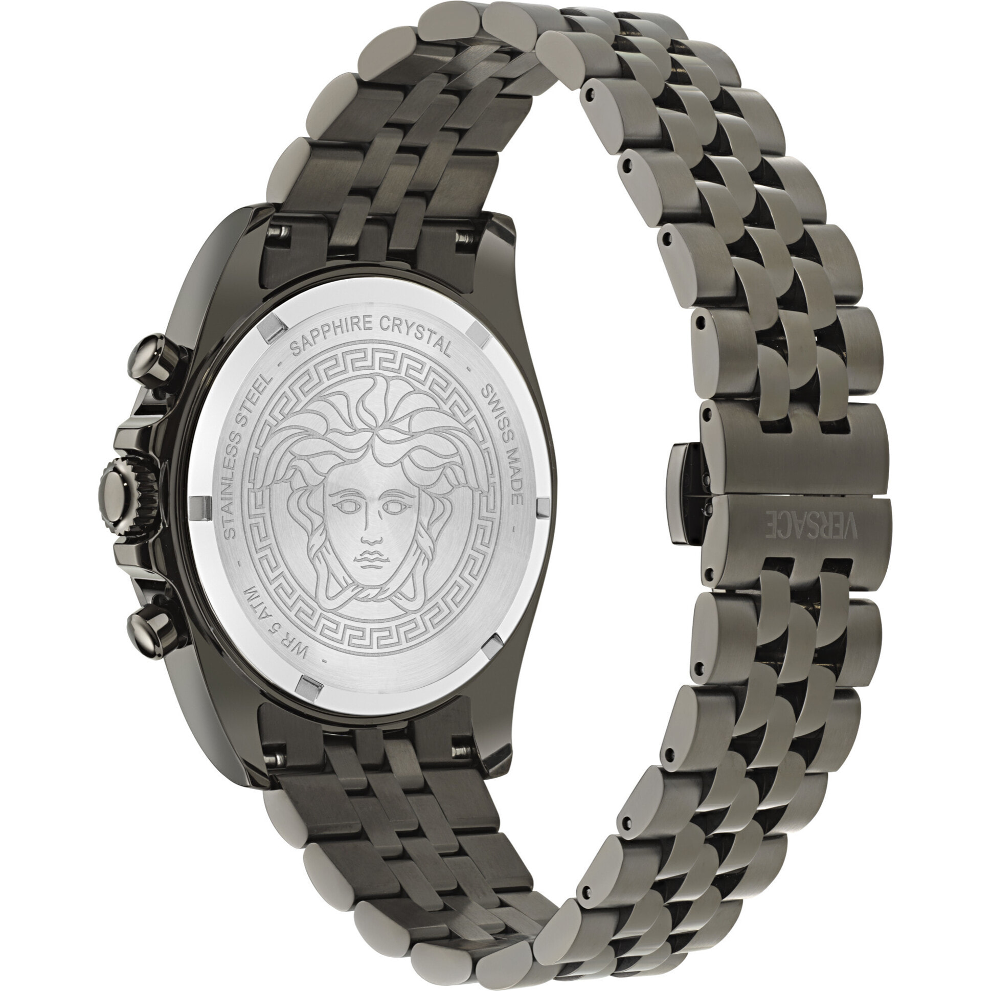 Versace Reloj Cronógrafo De Cuarzo Greca Chrono  Wave