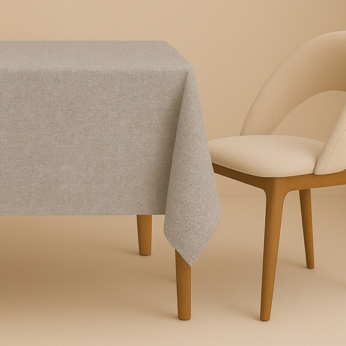 Naturals - Mantel de Tela Estampado - Antimanchas - 100% Algodón - Half panamá - Sacchio