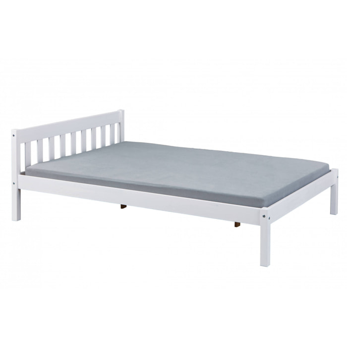 Letto singolo una piazza e mezza, 210 x 70 x 148, Bianco