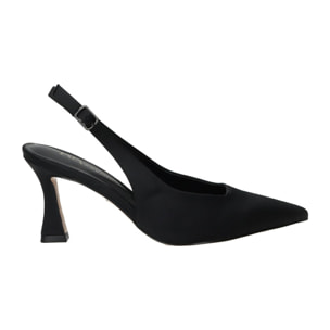 Décolleté sling back Donna Tata Italia Nero