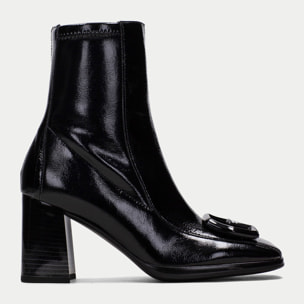 Botin Monaco Negro 7,5 cm