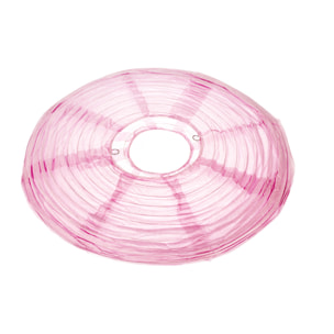 Sfera di carta da appendere. Larghezza 40 Cm - Pezzi 6 - 40X40X40cm - Colore: Rosa - Bianchi Dino - Decorazioni Varie