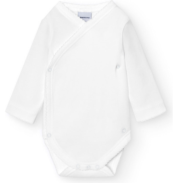Body cruzado bebé manga larga algodón
