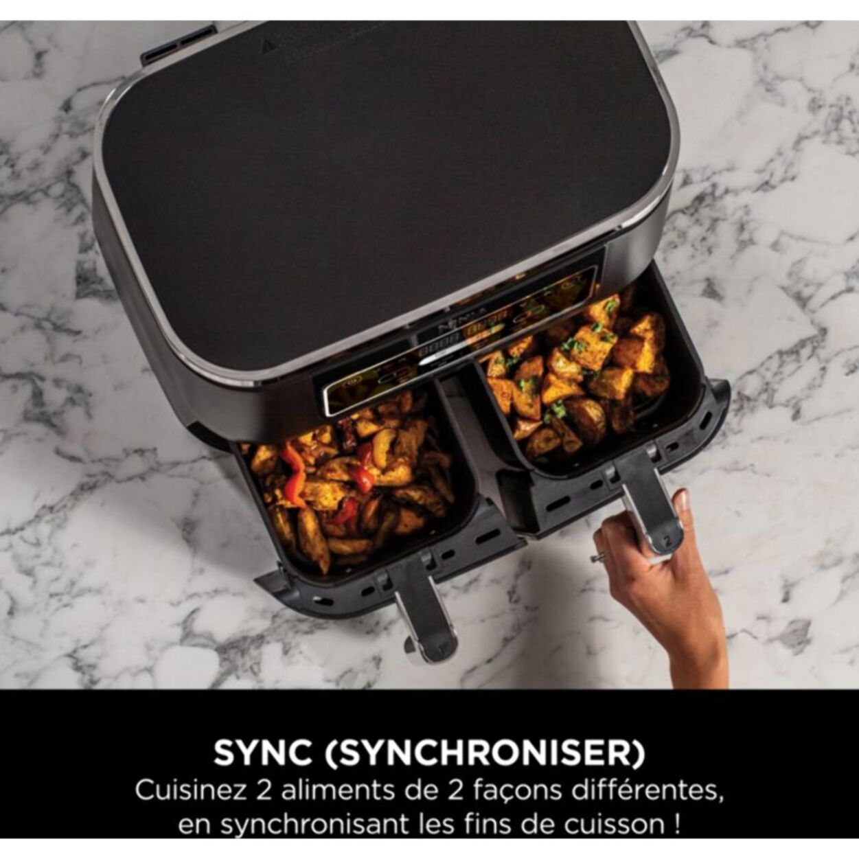 Friteuse sans huile NINJA Foodi Dual Zone AF200EU