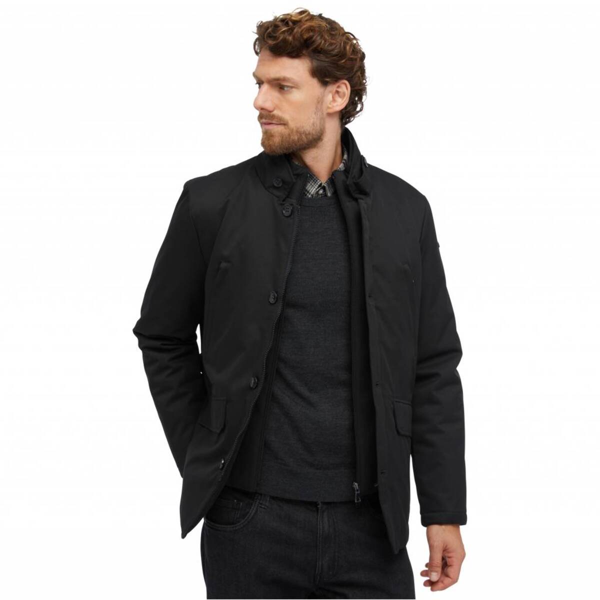 Chaquetas Hombre de la marca GEOX  modelo M TEVERE NEGRO