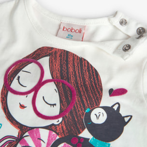 Camiseta punto de bebé niña -BCI
