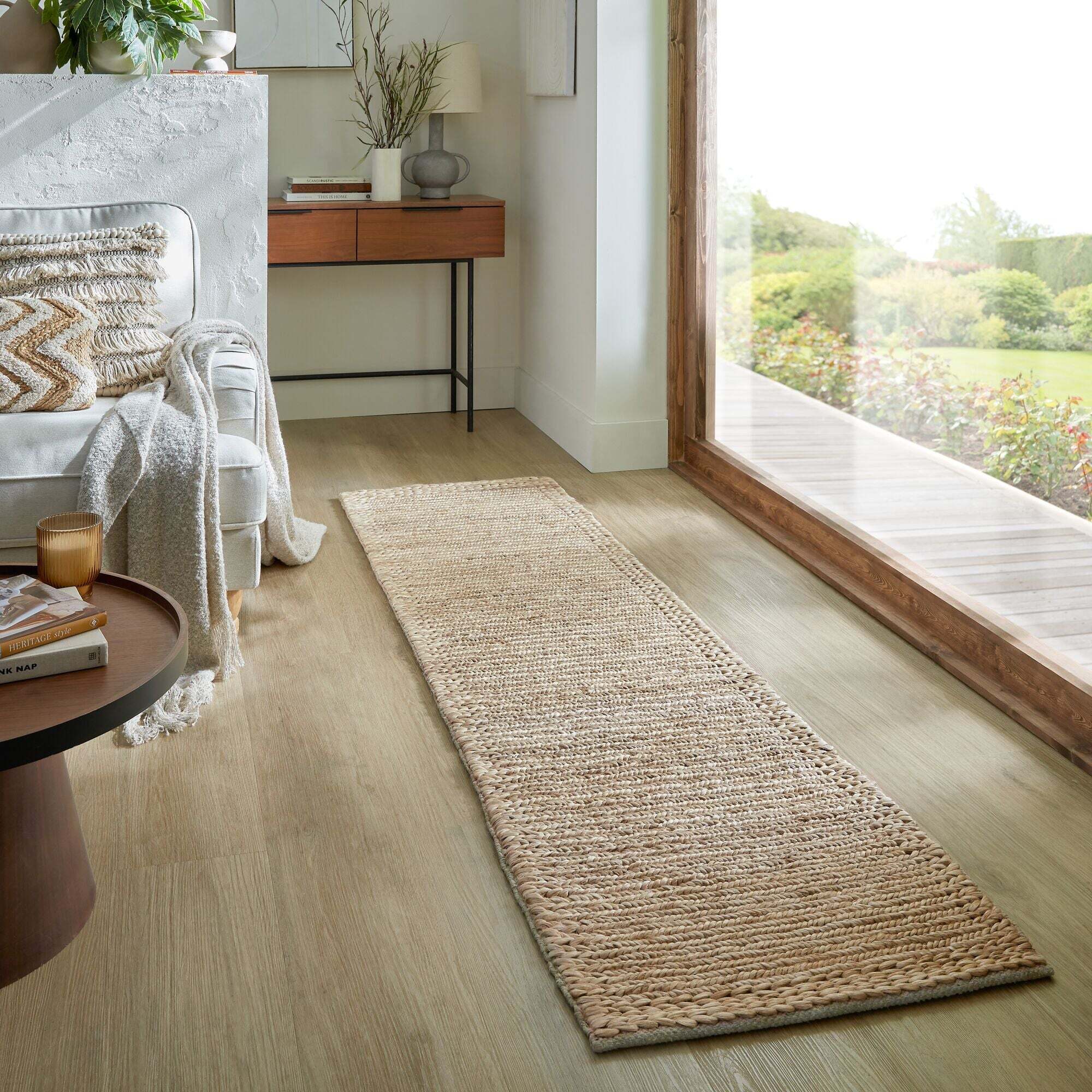 Tapis de couloir en jute DREW