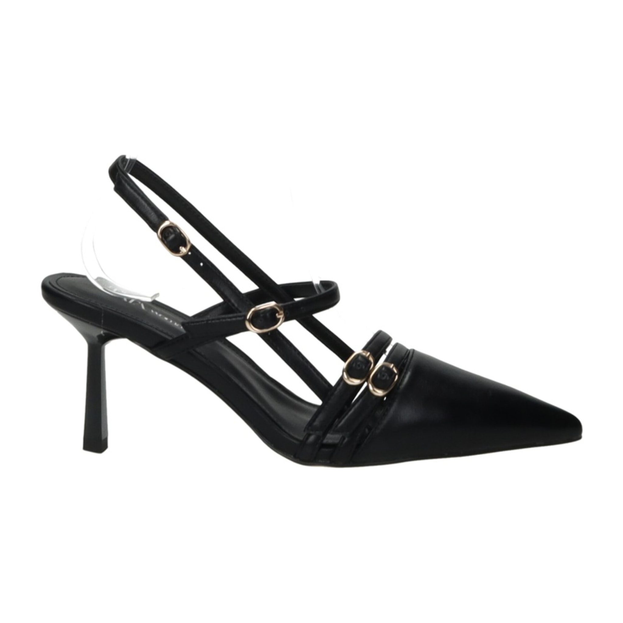 Décolleté sling back Donna Tata Italia Nero