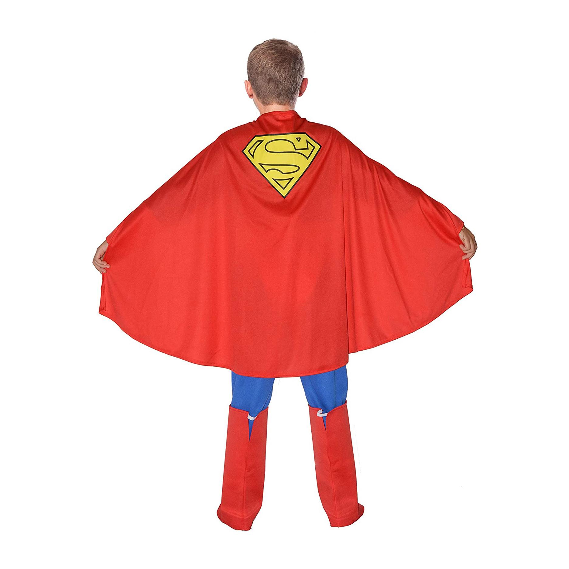 Costume Completo Superman Con Muscoli Pettorali Imbottiti Dc Comics Bambino