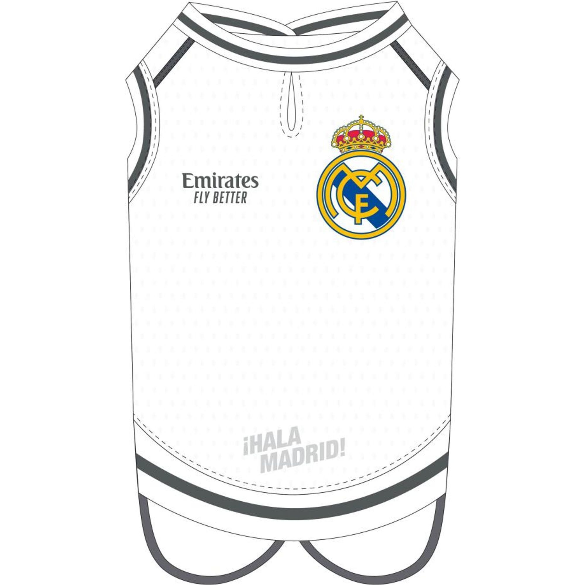Camiseta Para Perro Real Madrid