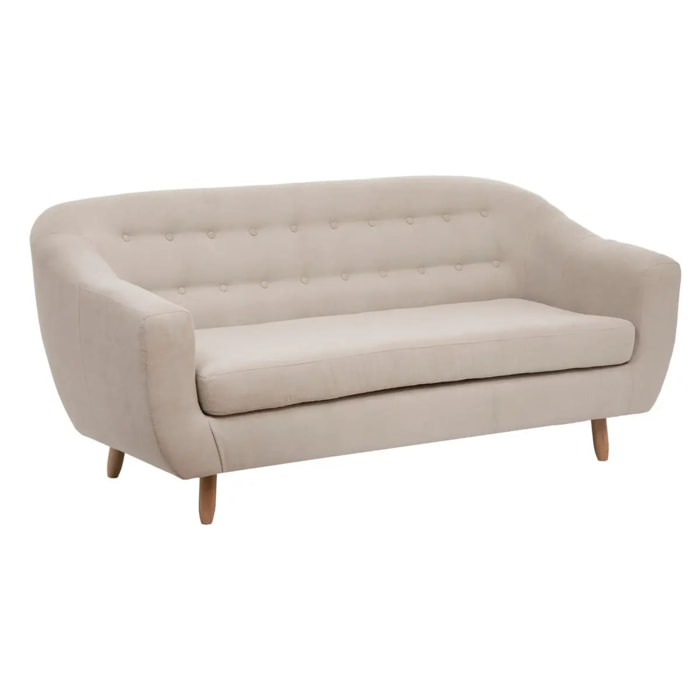 Canapé "Retro" - 3 places - beige