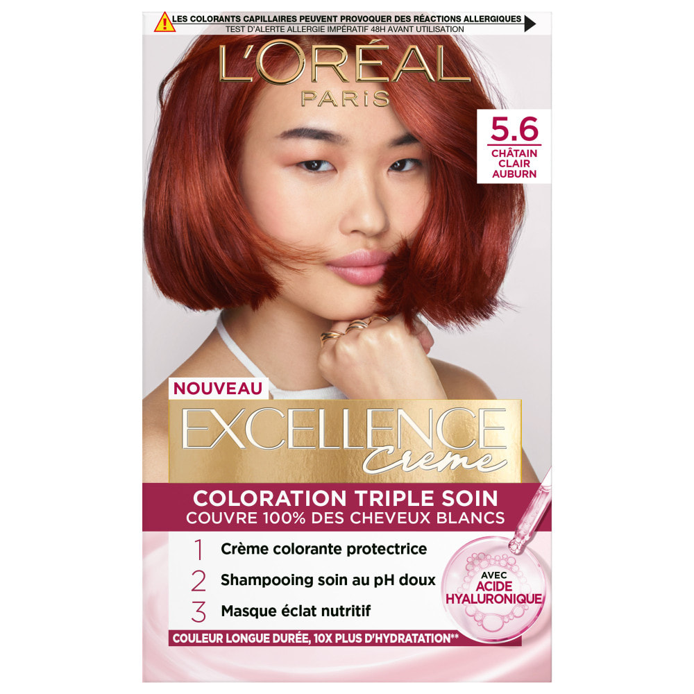 L'Oréal Paris Excellence crème Coloration 5.6 Châtain clair auburn