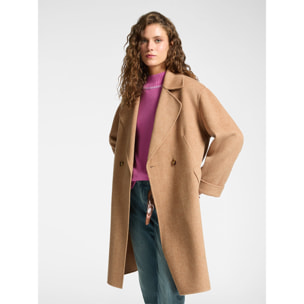 Elena Mirò - Cappotto midi in lana - Beige