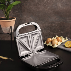 Bergner COPPER Sandwichera 750W con luces indicadoras y control de temperatura automático