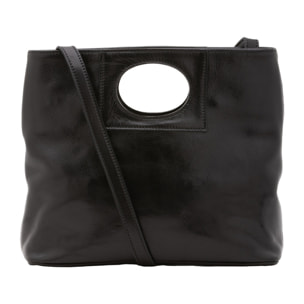 Borsa a tracolla da donna - Modello False - Vera pelle - 28.0 x 33.0 x 10.0 cm