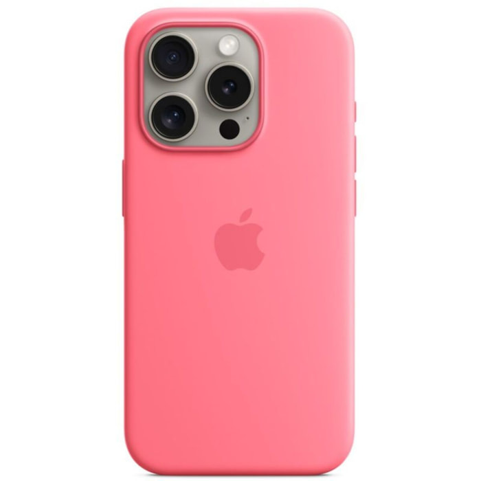 Coque APPLE Iphone 15 Pro MagSafe silicone Rose