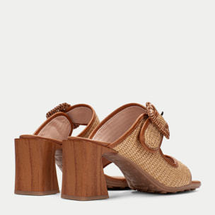 Sandalia Destalonada Miami Cuero 5 cm