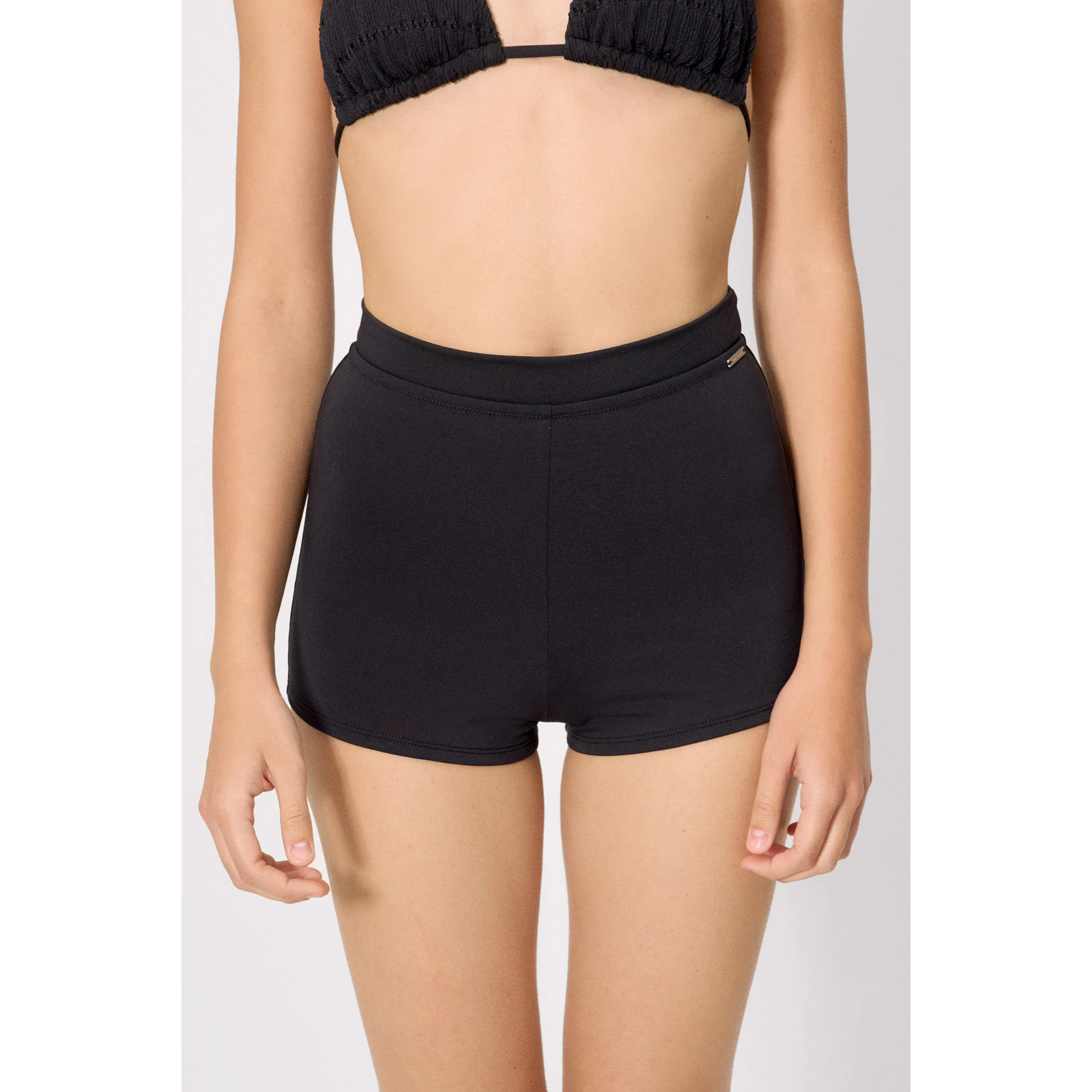 Slip bikini short Nero