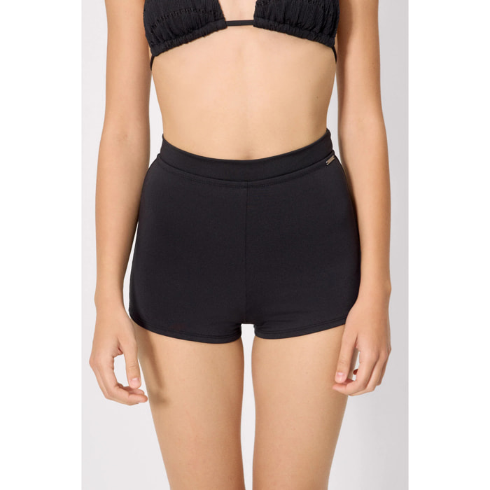 Slip bikini short Nero