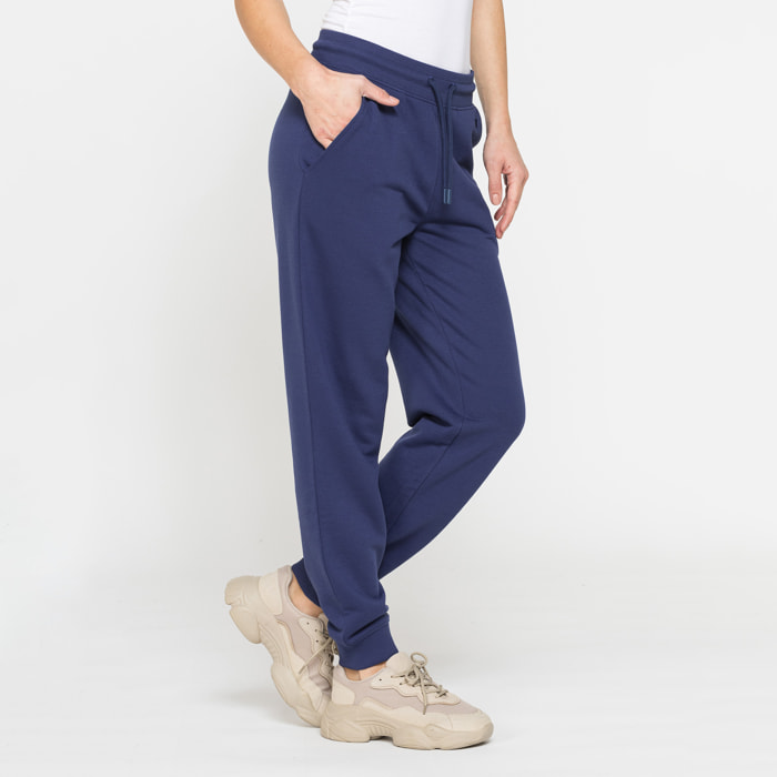 PANTALONI IN FRENCH TERRY CON TASCHE