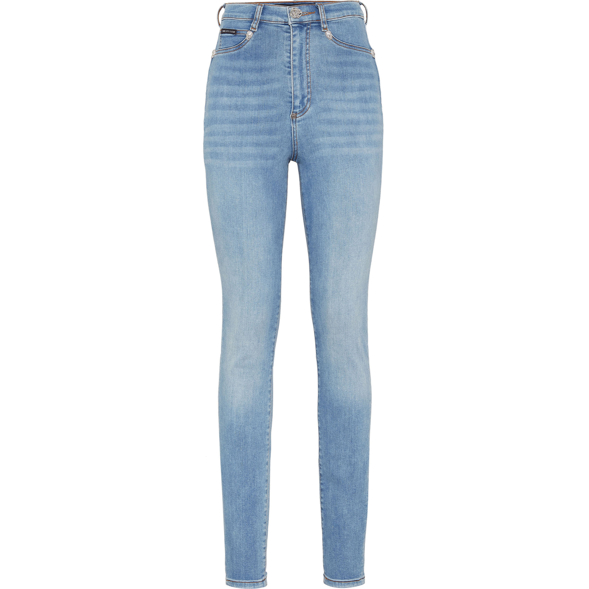 PHILIPP PLEIN Jegging de cintura alta SKULL