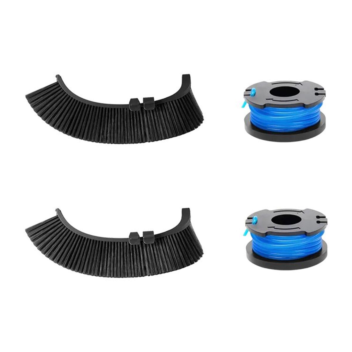 Kit ECOVACS fils et brosses de remplacement coupe bordures pour GOAT O1200, A1600, A3000