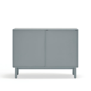 Cómoda Corvo 7 cajones gris perla
