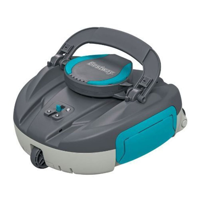 Bestway Robot piscine sans fil Agathe nettoyage fond plat 15 m² max