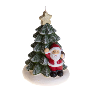 Candela babbo natale - Pezzi 4 - ROSSO - Bianchi Dino SpA