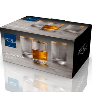 Verre à shot Palermo Gold