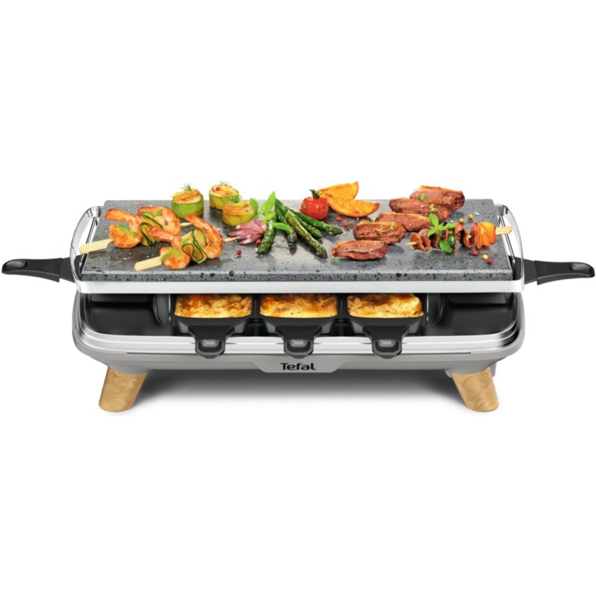 Raclette TEFAL Gourmet Pierre à cuire PR620D12